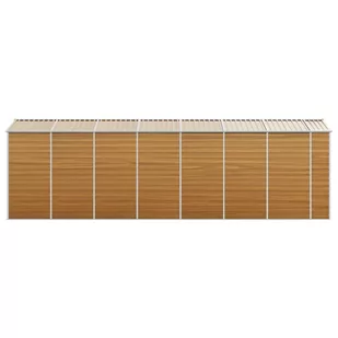 Szopa ogrodowa, jasny brąz, 191x640x198 cm, stal galwanizowana Lumarko! - Altany ogrodowe Szopa ogrodowa, jasny brąz, 191x640x198 cm, stal galwanizowana Lumarko! - Altany ogrodowe - miniaturka - grafika 3