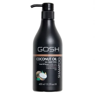 GOSH Coconut Oil szampon do włosów 450ml - Szampony do włosów - miniaturka - grafika 1