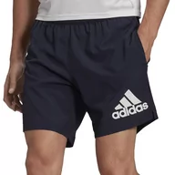 Spodnie sportowe męskie - Spodenki adidas Run It Short HB7474 - granatowe - Adidas - miniaturka - grafika 1
