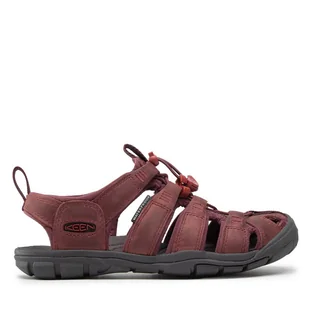 Sandały Keen Clearwater Cnx Lleather 1025088 Bordowy - Sandały damskie - miniaturka - grafika 1