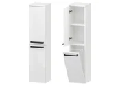 Szafki łazienkowe - Słupek Łazienkowy ATHOS 30 2D K L - Uchwyt Czarny Mat - miniaturka - grafika 1