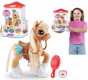 Zuru Pets Alive Interaktywny Mój Magiczny Kucyk ze stajnią My Magical Pony - Figurki dla dzieci - miniaturka - grafika 1