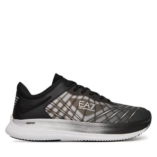 Sneakersy EA7 Emporio Armani X8X243 XK440 N763 Czarny - Sneakersy męskie - miniaturka - grafika 1