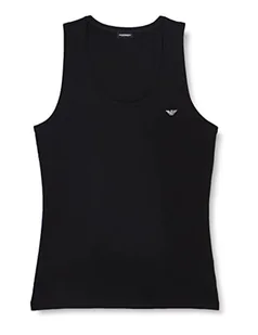 Emporio Armani Underwear Tank Iconic Cotton t-shirt damski, czarny, M - Koszulki i topy damskie - miniaturka - grafika 1
