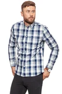 Koszule męskie - Koszula Wrangler Ls 1Pkt Button Dark Indigo W58836C1E-S - miniaturka - grafika 1