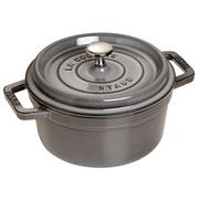 Garnki - Staub Cocotte 18 cm Szary 40509-484-0 - miniaturka - grafika 1