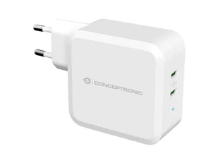 Conceptronic ALTHEA08W ładowarka do urządzeń przenośnych Uniwersalne Biały Prąd przemienny Wewnętrzna - Ładowarki do telefonów - miniaturka - grafika 1