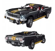 Klocki - klocki FORD MUSTANG TECHNIC 44cm 1817el - miniaturka - grafika 1