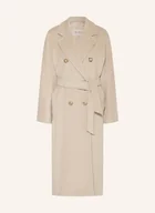 Płaszcze damskie - Max Mara Płaszcz Wełniany Madame beige - miniaturka - grafika 1