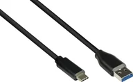Kable USB - Kabel USB Alcasa USB-A - USB-C 2 m Czarny (GC-M0128) - miniaturka - grafika 1