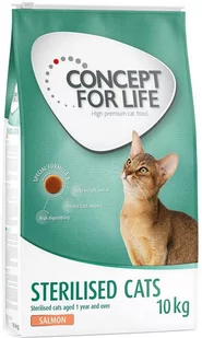 Concept for Life Sterilised Cats, łosoś - 2 x 10 kg - Sucha karma dla kotów - miniaturka - grafika 2