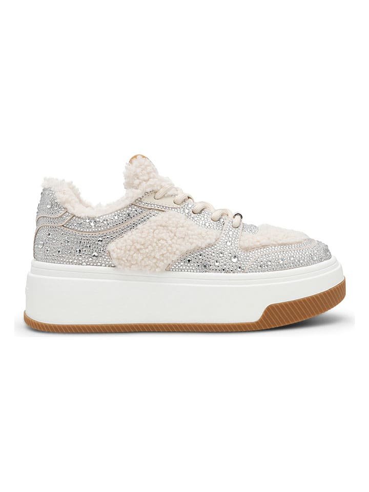 Steve Madden Sneakersy w kolorze srebrnym
