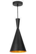 Lampy sufitowe - Light Prestige GARDA Czarny 1 zwis - Żyrandol/lampa wisząca 1x E27 (max 60W) LP- - miniaturka - grafika 1