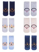 Skarpetki damskie - Skarpety stopki chłopięce buźki ażurowe 6PAK 27-30 - miniaturka - grafika 1
