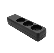 Listwy zasilające - ProXtend Danish Power Strip 3-way Black - miniaturka - grafika 1