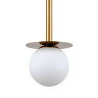 Lampy sufitowe - Roma 1pł. wisząca złota - miniaturka - grafika 1