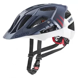 UVEX Quatro CC Helmet, niebieski/biały 52-57cm 2022 Kaski MTB S4100260215 - Kaski rowerowe - miniaturka - grafika 1