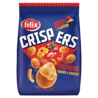 Orzeszki - Felix Crispers Orzeszki ziemne smażone w chrupkiej skorupce o smaku paprykowym 125 g - miniaturka - grafika 1