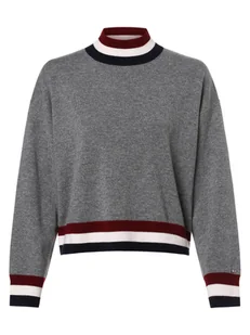 Tommy Hilfiger Sweter damski z dodatkiem kaszmiru Kobiety Wełna szary marmurkowy, S - Swetry damskie - miniaturka - grafika 1
