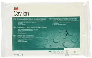 3M Cavilon™ chusteczki do czyszczenia nietrzymania moczu, 20 x 30 cm, opakowanie 96 sztuk (12 woreczków 8 sztuk) - Higiena osób starszych i niepełnosprawnych - miniaturka - grafika 1