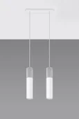 Lampy sufitowe - Sollux Lighting Lampa wisząca BORGIO 2 biały - miniaturka - grafika 1