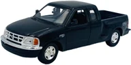 Samochody i pojazdy dla dzieci - Ford F-150 Flareside Supercab Pickup 2001 1:24 Motormax 73284 czarny - miniaturka - grafika 1