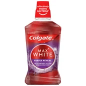 Płyny do płukania jamy ustnej - Colgate Max White Purple Reveal, płyn do płukania jamy ustnej, 500 ml - miniaturka - grafika 1