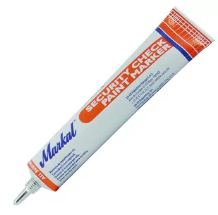 Marker zabezpieczający śruby, Markal Security Check Paint, biały - Markery permanentne - miniaturka - grafika 1