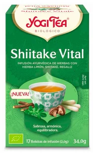 Herbata ziołowa Yogi Tea Shiitake Vital 17 stz (4012824404830) - Herbata - miniaturka - grafika 1