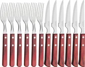 Zestawy sztućców - TRAMONTINA 12el Sztućce do steków Spanish POLYWOOD - miniaturka - grafika 1