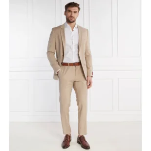 HUGO Garnitur Arti/Hesten232X | Slim Fit | z dodatkiem wełny - Garnitury - miniaturka - grafika 1