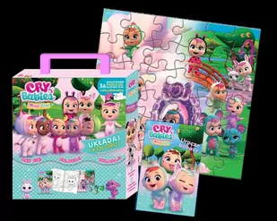 Cry Babies. Układaj i koloruj - Kolorowanki, wyklejanki - miniaturka - grafika 1