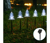 Lampy ogrodowe - Aigostar LED solární vánoční světlo 1m IP65, 0,054W, studená bílá - miniaturka - grafika 1