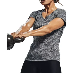Koszulka damska Under Armour TECH SSV - TWIST - Koszulki sportowe damskie - miniaturka - grafika 4