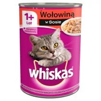 Whiskas Wołowina Puszka 400g 1835 - Mokra karma dla kotów - miniaturka - grafika 6
