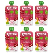 Desery dla dzieci - Smileat Mus z ekologicznymi wiśniami, acai i amarantem po 8 miesiącu Zestaw 6 x 100 g Bio - miniaturka - grafika 1