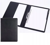 Deski z klipsem - Clipboard Teczka Aktówka Organizer Podkładka Do Pisania Deska Z Klipsem A4 Czarna - miniaturka - grafika 1