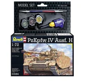 Samochody i pojazdy dla dzieci - Model plastikowy PZKPFW. IV Ausf H 1/72 - miniaturka - grafika 1