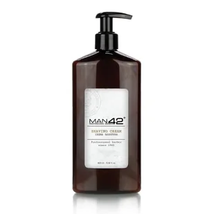 MAN42 Shaving Cream, krem do golenia, 400ml - Kosmetyki do golenia - miniaturka - grafika 1
