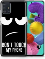 Etui i futerały do telefonów - Etui na telefon komórkowy Samsung Galaxy Protective Case Cover Bumper Case Shell Ultra Thin, Model: Samsung Galaxy S20 FE, Wybierz wzór: Dont Touch My Phone Black - miniaturka - grafika 1