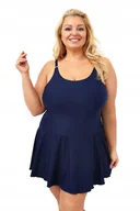 Stroje kąpielowe - 2010 Strój damski ze spódniczką do morsowania kostium jednoczęściowy SPIN - miniaturka - grafika 1