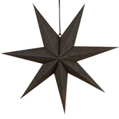 Ozdoby bożonarodzeniowe - Lampion ALLADIN STAR, gwiazda betlejemska, 7 ramion, 60cm, czarna - miniaturka - grafika 1