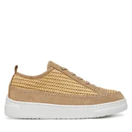 Sneakersy damskie - Sneakersy Unisa Fleur Raf Beżowy - miniaturka - grafika 1