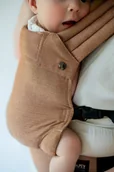 Nosidełka dla dzieci - Nosidełko Qusy Mini 2.0 - Caramel Twill Bamboo Regulowane - miniaturka - grafika 1