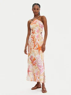 Seafolly Sukienka letnia La Mer 55423-DR Kolorowy Regular Fit - Sukienki - miniaturka - grafika 1