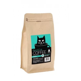 Black Cat Black Cat Brazylia 100% Arabika 500g Wypalana w Polsce - Kawa - miniaturka - grafika 1
