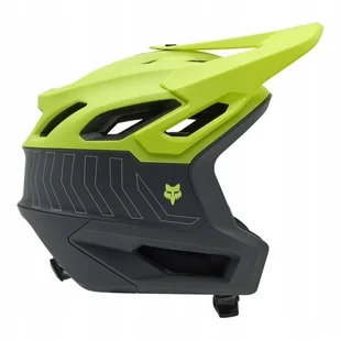 Kask rowerowy Fox Dropframe Pro Runn Fluorescent Yellow żółty fluo - Kaski rowerowe - miniaturka - grafika 1