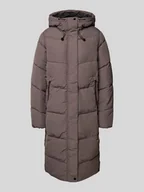 Płaszcze damskie - Płaszcz pikowany o kroju relaxed fit z kapturem model ‘MAGGI LIFE’ - miniaturka - grafika 1