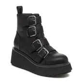 Botki damskie - ROCKET DOG Damskie botki wrzosowe, 38 EU, Czarny, 38 EU - miniaturka - grafika 1