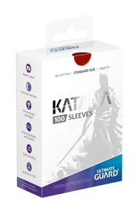 Ultimate Guard Koszulki Katana Standard Red 100 - Akcesoria do gier planszowych - miniaturka - grafika 1